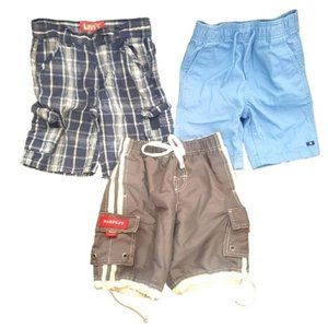3 pairs- 2 shorts & 1 swim trunks boy's size 6